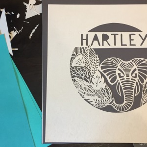 Elephant papercut